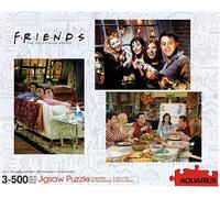 Amis Ensemble De 3 x 500 Pièce Jigsaw Puzzles 480mm x 350mm (NM)