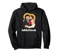 Amis fidèles (Saint Pape Kyrillos VI & Saint Mina) Sweat à Capuche