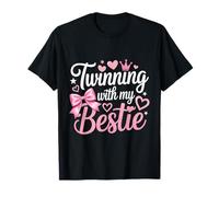 Amis jumelés avec ma Meilleure Amie jumelle Matching Twins Friends T-Shirt