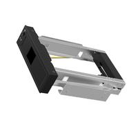 AMISENK 1106SS Rack mobile remplaçable à chaud pour plateau interne de 8,9 cm moins dur Boîtier de fond de panier 5,25" Adaptateur interne amovible