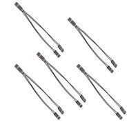 AMISENK 2,54 mm 2 broches femelle vers mâle Y Jumpers Splitter Wire pour microcontrôleurs Applications Jumpers Wire