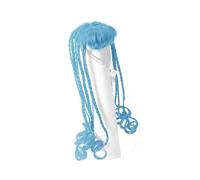 AMISENK 3. Accessoire de cheveux tressés à thème pour chien oie, tissu synthétique, rassemblements de photographie, perruque d'oie pour animaux domestiques