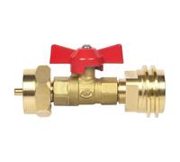 AMISENK Adaptateur de recharge de cylindre de 9,1 kg à 0,5 kg avec commutateurs pour barbecue et barbecue Accessoire de camping Connecteurs métalliques