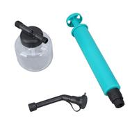 AMISENK Applicateur de poudre robuste pour plusieurs surfaces de jardinage avec ampoule renforcée et buse résistante aux obstructions, pulvérisateur de silice anti-obstruction