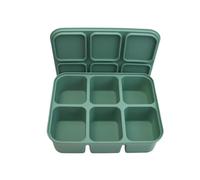 AMISENK Bac à glaçons en silicone de qualité supérieure 4/6/12 grilles avec couvercles, doux mais robuste, idéal pour les cuisines familiales et les événements sociaux, résistant à la température