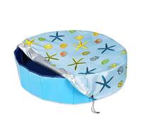 AMISENK Bâche de protection portable pour piscine, usage polyvalent pour voyage, plage, jardin et maison, pare-soleil pliable pour animal domestique