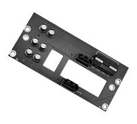 AMISENK Boîtier à deux emplacements prenant en charge une vitesse de transfert de 6 Gbit/s - Plaque adaptateur de châssis - Grande alimentation - Serveur de stockage - Fond de panier remplaçable à