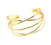 AMISENK Bracelets en métal géométriques, vintage, punk, bijoux punk, bijoux de poignet tendance, bijoux de poignet adaptés pour une fête quotidienne, les trajets quotidiens, taille unique, Comme