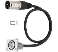 AMISENK Câble De Sur Panneau Professionnel 3 Broches Mâle Série D Femelle 0 6 M Conception Verrouillage Résistant Bruit Câble Panneau Transmission Auditive Stable