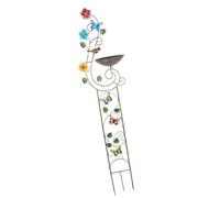 AMISENK Cadre ascendant en fer composé, facile à assembler, outils de déni nécessaires, structure extérieure historique, support de plante en fer résistant à l'oxydation