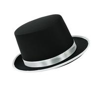 AMISENK Chapeau Fedoras classique à bord plat avec ruban décoratif pour tenue tendance, tenue décontractée, magicien pour occasions décontractées, magiciens adultes, C, taille unique