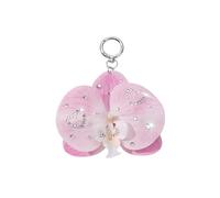 AMISENK Charmante breloque de sac à main pour femme - Motif fleurs - Porte-clés pour sacs à main et sac à dos - Accessoires cadeaux, F