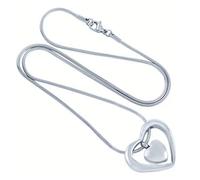 AMISENK Collier urne avec pendentif d'amour pour animal de compagnie pour cendres de chien, bijoux commémoratifs pour cendres de crémation