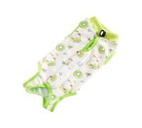 AMISENK Combinaison de récupération chirurgicale pour plaies abdominales, protection contre le léchage et la stérilisation pour chats mâles et femelles après une chirurgie, lavable en machine