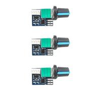 AMISENK Contrôleur de ventilateur de refroidissement réglable 12 V - Contrôleur de vitesse précis - 4 broches - Gestion de la vitesse pour PC - Maintien de la stabilité du refroidissement de