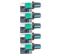 AMISENK Contrôleur de ventilateur de refroidissement réglable 12 V - Contrôleur de vitesse précis - 4 broches - Gestion de la vitesse pour PC - Maintien de la stabilité du refroidissement de