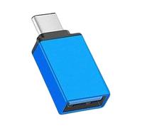 AMISENK Convertisseur USB en aluminium pour synchronisation et recharge les téléphones portables PC via le port vers l'ordinateur pour smartphones C mâle vers femelle A