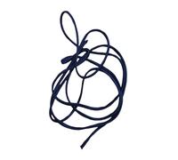 AMISENK Cordelette de rechange en satin pour robe de bal de fin d'année, à lacets, pour remplacement de robe de mariée, bleu marine, taille unique