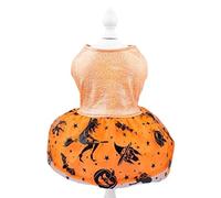 AMISENK Costume d'Halloween pour chat - Robe pour chien - Jupe en tulle pailletée - Accessoire de mode pour animaux de compagnie