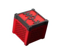 AMISENK Cube actif en carbone pour aquarium Rouge Composant renouvelable pour l'eau et l'absorption des impuretés Circulation automatique de l'eau