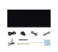 AMISENK Écran tactile rectangulaire de 12,3 pouces, écran tactile à 10 points pour module de calcul, résolution 1920 x 720, écran tactile