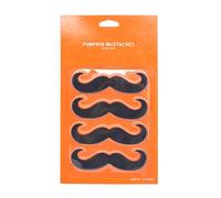 AMISENK Faux moustaches de pirate adhésives Poilues Halloween à coller sur les cheveux du visage pour Noël Halloween fête, Ensemble barbe 1, taille unique