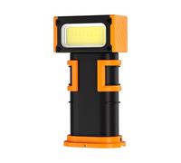 AMISENK Feux d'avertissement à angles réglables avec crochet de queue et base double source de lumière, lampe de poche LED, étanche pour l'extérieur