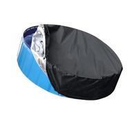 AMISENK Filet de piscine de 2,4 m pour l'hiver - Rond - Noir - Étanche