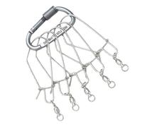 AMISENK Float Fishing Stringer Live Fish Portable Locks Buckle with 10/5 Buckles Live Fish Stringer Buckle Fishing Tackle