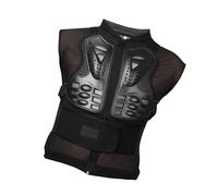 AMISENK Gilet de protection de poitrine léger et ergonomique adapté pour la poitrine et le dos des adultes lors du motocross et des sports de plein air, équipement de conduite de nuit réfléchissant