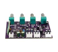 AMISENK HiFi NE5532 Panneau de contrôle de modification de haut-parleur compatible Bluetooth Alimentation 9-29 V Préamplificateur HIFI pour projet