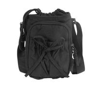 AMISENK HydroBags Porte-bouteille d'eau avec sangle et nœud papillon Sac bandoulière avec poches pour téléphone Porte-bouteille d'eau original avec sangle, Noir , One Size