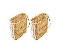 AMISENK Jardinière murale en osier robuste pour extérieur/intérieur avec installation rapide pour décoration de balcon