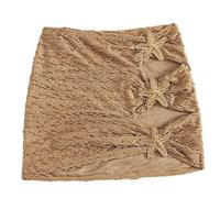 AMISENK Jupe de maillot de bain confortable à motif d'étoile unique pour femme, profitez des fêtes de plage, de détente au bord de la piscine, de la détente pour femme