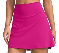 AMISENK Jupe de tennis taille haute pour femme avec poche élastique à la taille pour le sport, le fitness, le golf, la course à pied, jupe athlétique pour femme