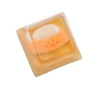 AMISENK Keycaps Cartoon Dog Bowl Resin Escape Handmade Keycaps for Mechanical Keyboard Caps Switches Accessories Keyboard Caps