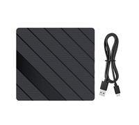 AMISENK Lecteurs CD DVD externes avancés USB 3.0 avec correction d'erreur et base antidérapante pour une meilleure stabilité, lecteur DVD résistant aux chocs