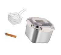 AMISENK Les casseroles de camping en acier inoxydable à chauffage rapide garantissent une cuisson uniforme et un gain de temps compacts pour les cyclistes de voyage et les poêles à frire en plein air