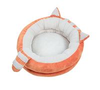 AMISENK Lit pour chien en peluche avec tapis de film imperméable pour animal domestique lavable