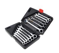 AMISENK Lot de 12 clés à poignée de changement de coude avec mécanisme à 72 dents antidérapantes pour nouvelles vis de portée, ensemble de technicien du compartiment moteur