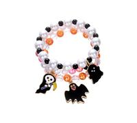 AMISENK Lot de 3 bracelets à breloques en alliage pour fête costumée et Halloween, taille unique, Comme décrit