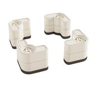 AMISENK Lot de 4 tampons absorbants de chocs adaptés pour la machine à laver et le sèche-linge pour marcher et garantir un fonctionnement silencieux des pieds de nivellement des appareils à linge
