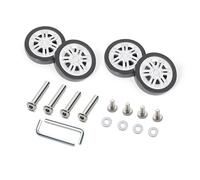 AMISENK Lot de 4 valises à roulettes silencieuses et pratiques - Rotation à 360 degrés, Modèle 49, One Size