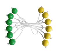 AMISENK Lot de 6 balles de golf de rechange pour pelouses et cours, entraînement dur pour échelles, jeu de lancer, cour, lancer de golf