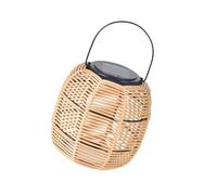 AMISENK Lustre solaire extérieur intérieur paysage lampe décorative table imperméable cour patio décoration osier pendentif lumière