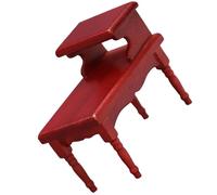 AMISENK Maisons de poupées miniatures à l'échelle 1/12 - Table basse à deux niveaux pour décoration de salon et accessoires de présentation de scène