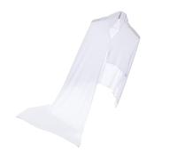 AMISENK Malaisie Turban Wrap Serviette Commodité Tour de Cou Tête Foulard Léger Coton Respirant Tissu de Sudation Headcloth Foulard Foulard Musulmans, blanc, taille unique