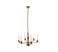 AMISENK Modele à l'échelle lumière filles meubles vintage miniature plafonnier lampe interactif construction modèle kit pièces pour adultes