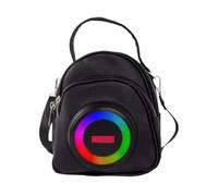 AMISENK Moteur de recherche Sac à dos unique Structure de conférencier Éclairage dynamique LED Régulateur de RADIO et carte hors ligne Plan de réitération de plusieurs appareils