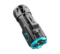 AMISENK Petite lampe de poche portable 400 lumières haute luminosité 3 types queue rechargeable pour camping en plein air randonnée utilisation haute puissance torches en plein air